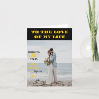Personalised Happy Birthday Photo Love wife