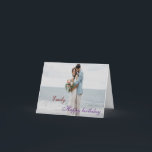 Personalised Happy Birthday Photo wife Card<br><div class="desc">Personalised Happy Birthday Photo Colourful</div>