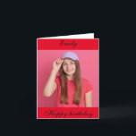 Personalised Happy Birthday Photo wife quotes  Card<br><div class="desc">Personalised Happy Birthday Photo Colourful</div>