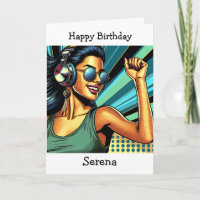 Personalised Happy Birthday | Pop Art Music Lover