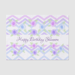 Personalised Happy Birthday Tissue Paper