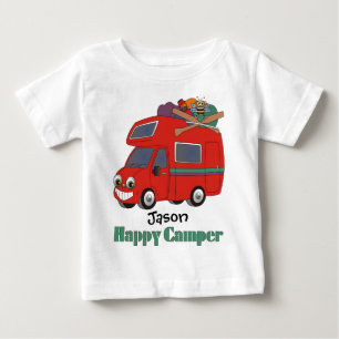 Personalised Happy Camper T-Shirt