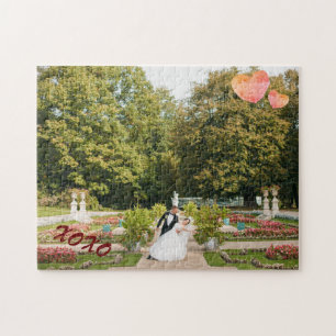 Personalised HAPPY COUPLE Love XOXO Anniversary Jigsaw Puzzle