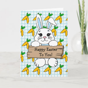 Personalised Happy Easter and Deviled Eggs Recipe Card