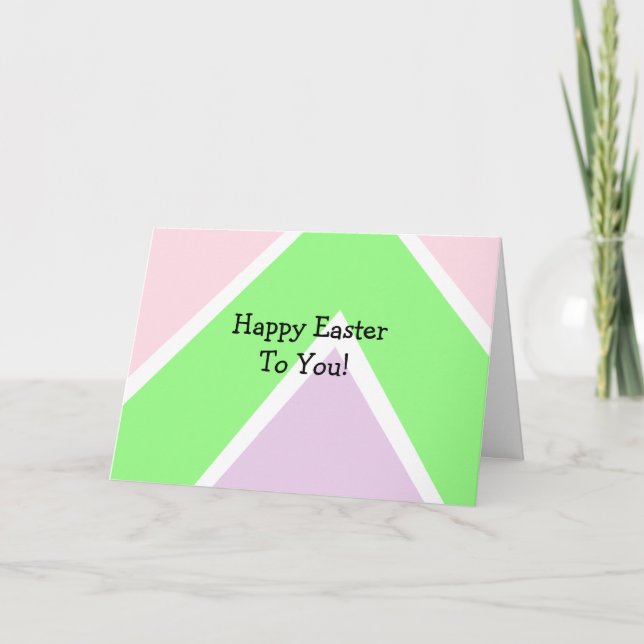 Personalised Happy Easter and Deviled Eggs Recipe Card (Front)
