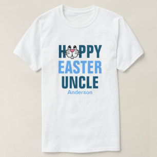 Personalised Happy Easter Bunny Uncle T-Shirt