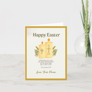 Personalised Happy Easter Greeting Holiday Card