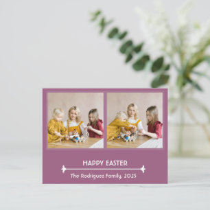Personalised Happy Easter Photo Postcard
