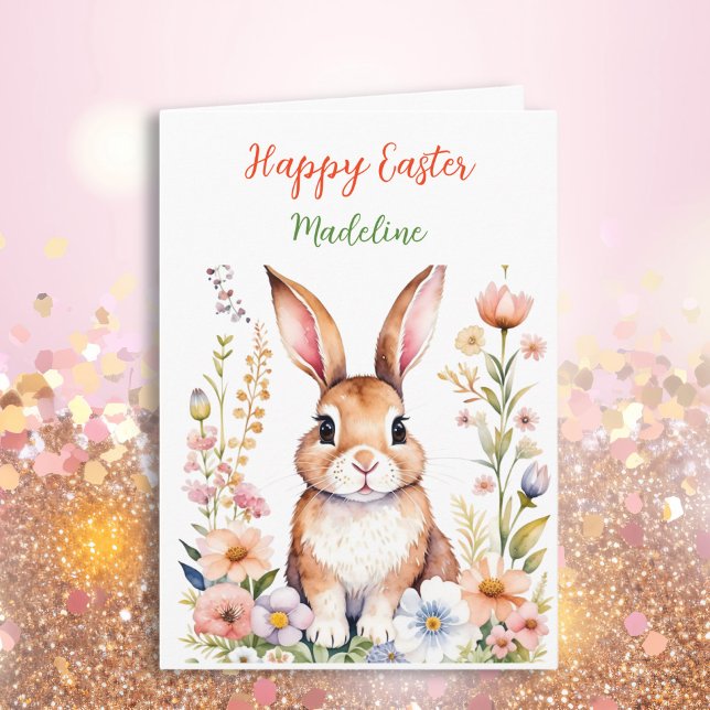 Personalised Happy Easter Plus Colouring Page   Card (Creator Uploaded)