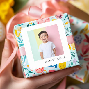 Personalised Happy Easter Sticker with Photo
