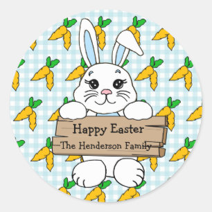 Personalised Happy Easter to you Stickers