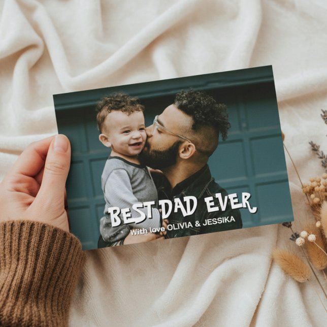 Personalised Happy Father's Day Card with Photo (Creator Uploaded)