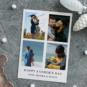 Personalised Happy Father's Day Card with Photo 