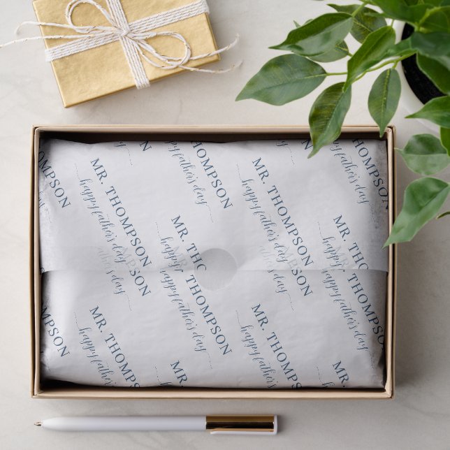 Personalised Happy Father's Day Gift Set Tissue Paper (Gift)