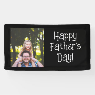 Personalised Happy Father's Day Photo Banner