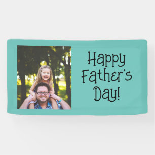 Personalised Happy Father's Day Photo Banner