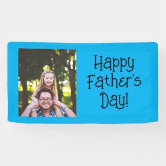 Personalised Happy Father's Day Photo Banner