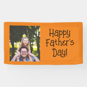 Personalised Happy Father's Day Photo Banner