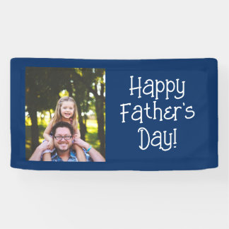 Personalised Happy Father's Day Photo Banner