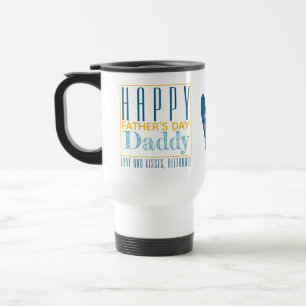 Personalised Happy Father's Day Travel Mug