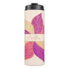Personalised Happy Flower Thermal Tumbler