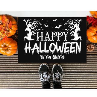 Personalised Happy Halloween Doormat