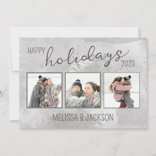 Personalised Happy Holidays Card with Photos