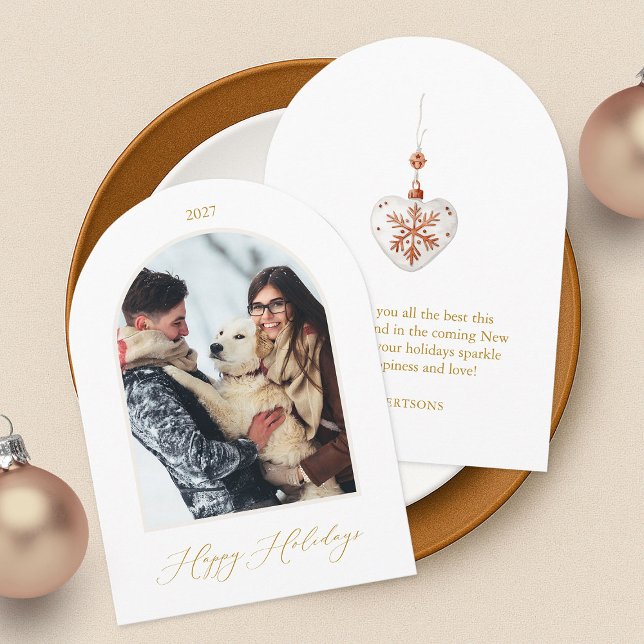 Personalised Happy Holidays Photo Card (Creator Uploaded)