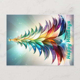 Personalised Happy Holidays Postcard. Christmas  Postcard