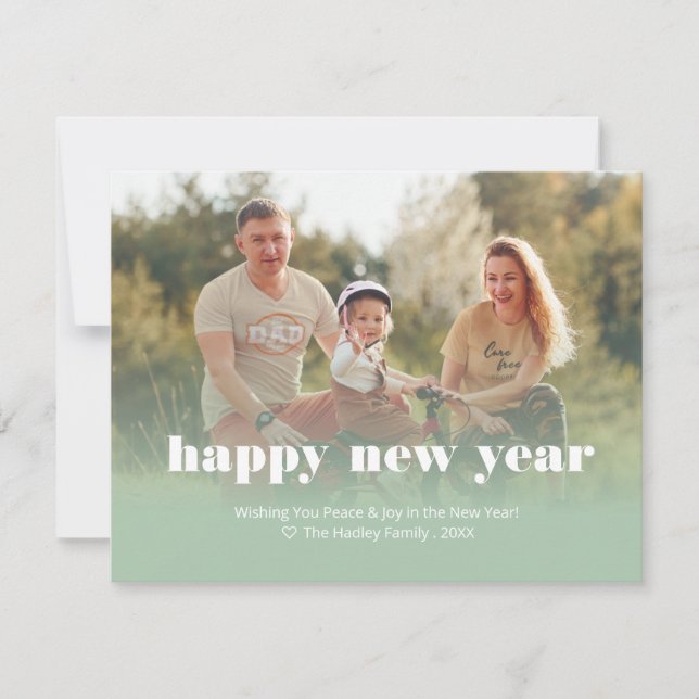 Personalised Happy New Years Card (Front)