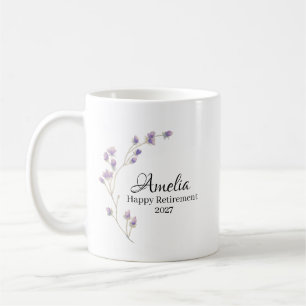 Personalised Happy Retirement 2027 Coffee Mug