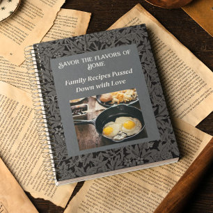 Personalised Happy Retirement Gifts for Mum Recipe Notebook