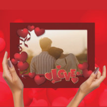 Personalised Happy Valentines's Day Photo 