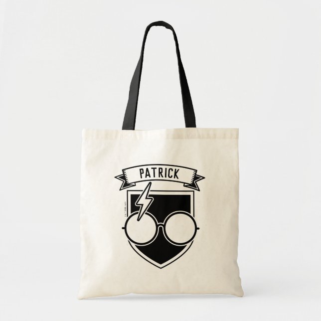 Personalised HARRY POTTER™ Badge Tote Bag (Front)