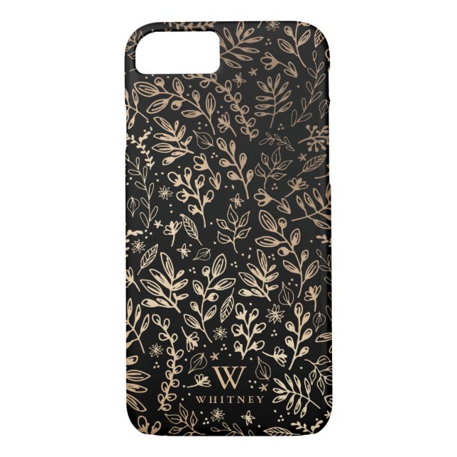 Personalised | Harvest Flowers Case-Mate iPhone Case (Back)