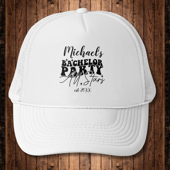 Personalised Hat | Bachelor Party All Stars (Creator Uploaded)
