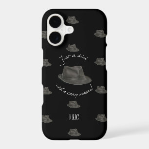 Personalised Hat For Leonard (black)