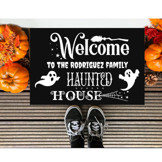 Personalised Haunted House Doormat