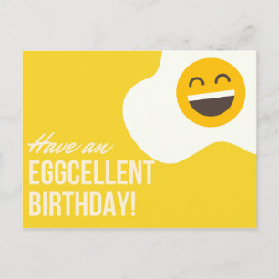 Personalised - Have an eggcellent  birthday funny Postcard