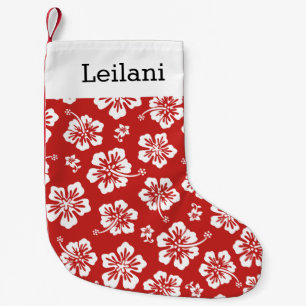 Personalised Hawaiian Hibiscus - Choose Your Small Christmas Stocking