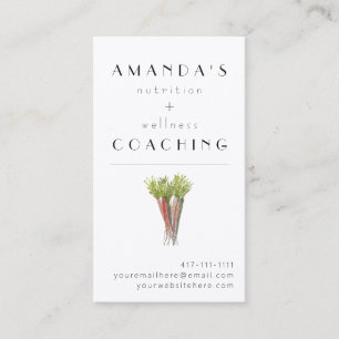 Personalised Health and Wellness Business Card