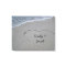 Personalised Heart in Sand Wrapped Canvas Print