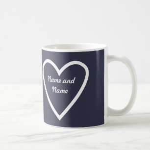 Personalised Heart Mug Gift