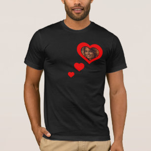 Personalised Heart Photo I love my girlfriend T-Shirt