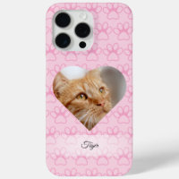 Personalised Heart Photo Paw Print