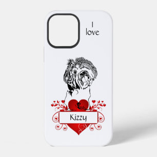 Personalised Heart/Shih Tzu Apple iPhone Case