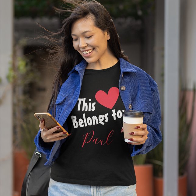 Personalised Heartbeat: A Special Gift for Her T-Shirt (Creator Uploaded)