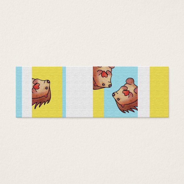 Personalised Hedgehog Book Mark (Front)