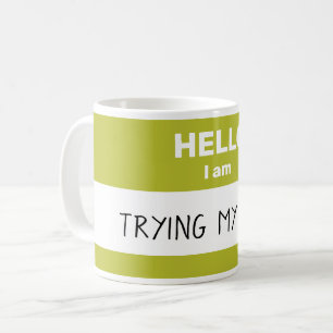 Personalised "Hello I Am" Mug