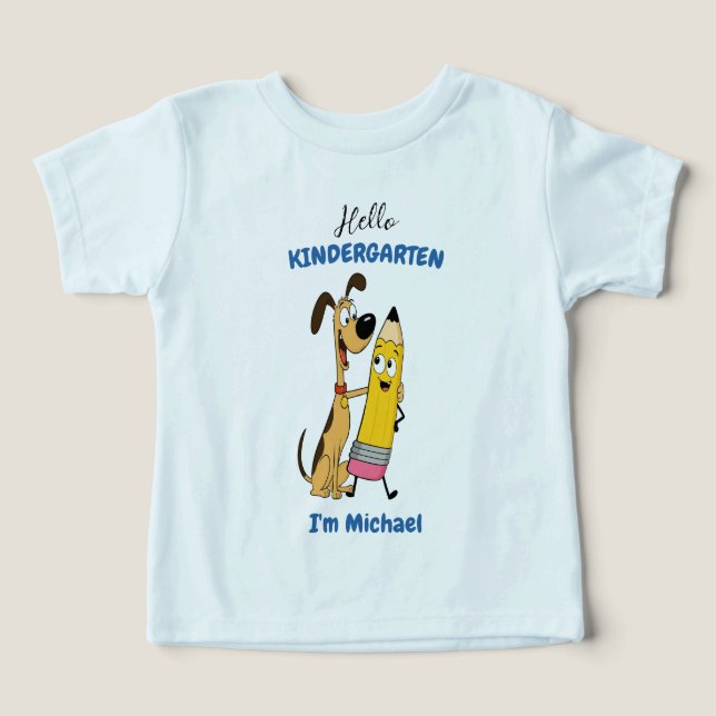 Personalised Hello Kindergarten  (Design Front)